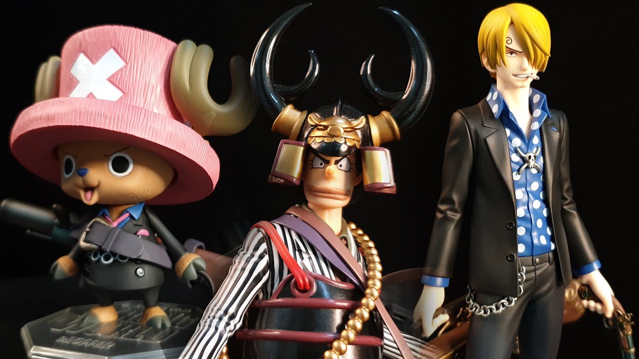 IN THE BLACK ROOM: Strong World Pt. 1 - Chopper, Sanji and Usopp | Portrait of Pirates POP Figures