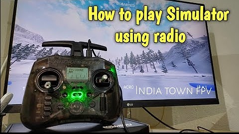 How to play Simulator using radiomaster pocket | How to play fpv Simulator | #fpv #indiatownfpv
