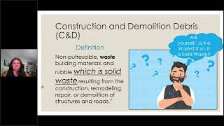 Construction & Demolition Debris Management