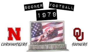 1979 NO HUDDLE: TV. #3 Nebraska at #8 Oklahoma Football. TV Play By Play. 11/24/1979.