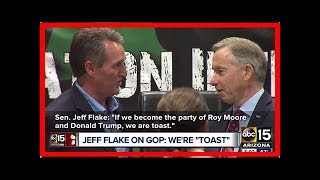 Jeff flake is caught on hot mic roasting trump and roy moore