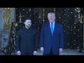 President Trump Greets the President of Ukraine at Mar-a-Lago
