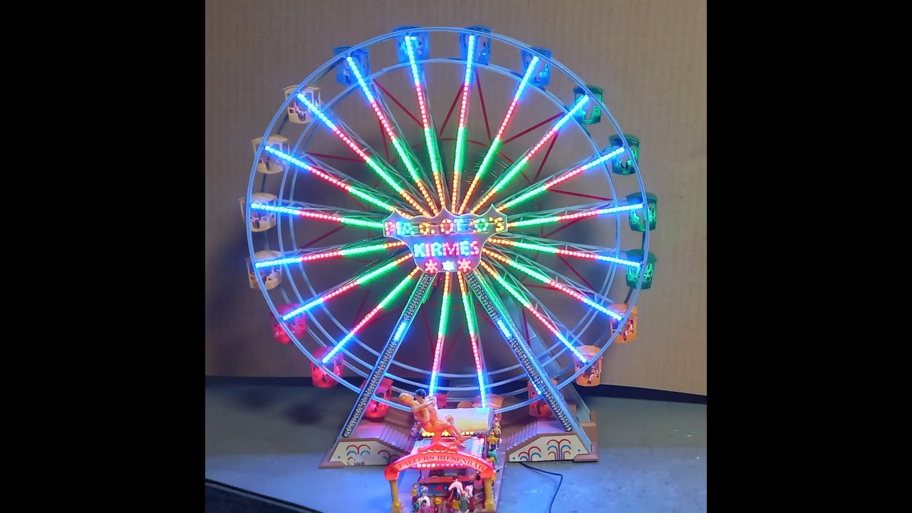 Kleines Riesenrad von Faller 1:87 wird Beleuchtet mit LED Lauflicht