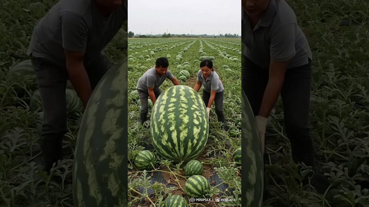 Super Giant watermelon | Farm Adventures | Fresh Fruit Harvest from the Farm | FruitAI 🍎🍌🍇
