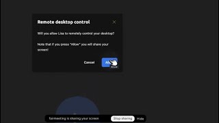 Tutorial: remote control session with fairmeeting desktop app screenshot 3