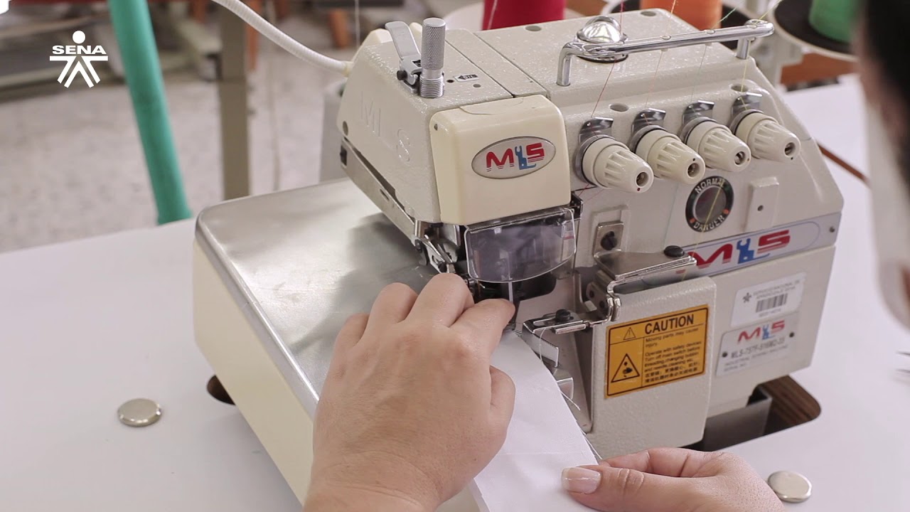 Operaciones básicas para el manejo de máquina fileteadora Paso 1  Operación para unir piezas, en