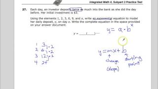 Old Question 27 -  Integrated Math 2 -  TNReady Practice Test