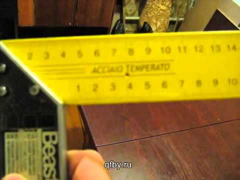 Самодельный шаблон для присадки петель - YouTube