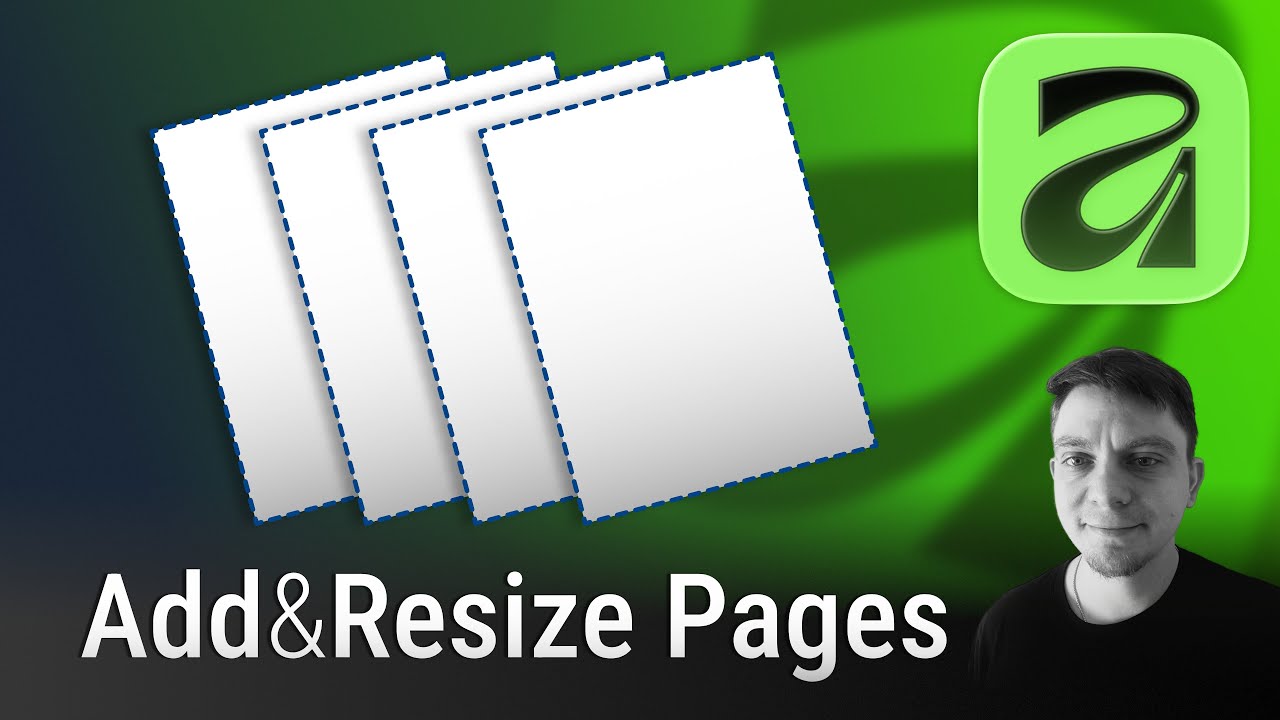 How to Add and Resize Pages in Affinity 3.0 Tutorial - YouTube