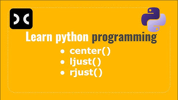 Learn Python programming [HackerRank] String | ljust | rjust | center
