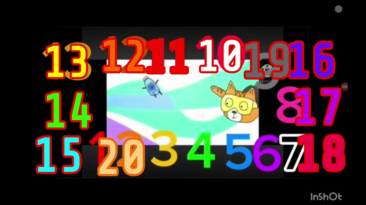 Youtube kids killscreen but 14, 15, 16, 17, 18, 19, 20 but it's inshot