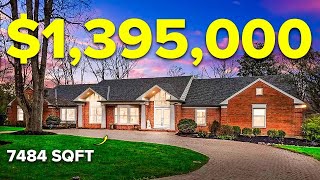 Tour a MASSIVE $1.4M Cincinnati ACREAGE Home w/MODERN Upgrades