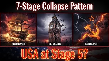 The 7 -Stage Collapse Pattern: Spain, Britain, USSR... USA Is At Stage 5