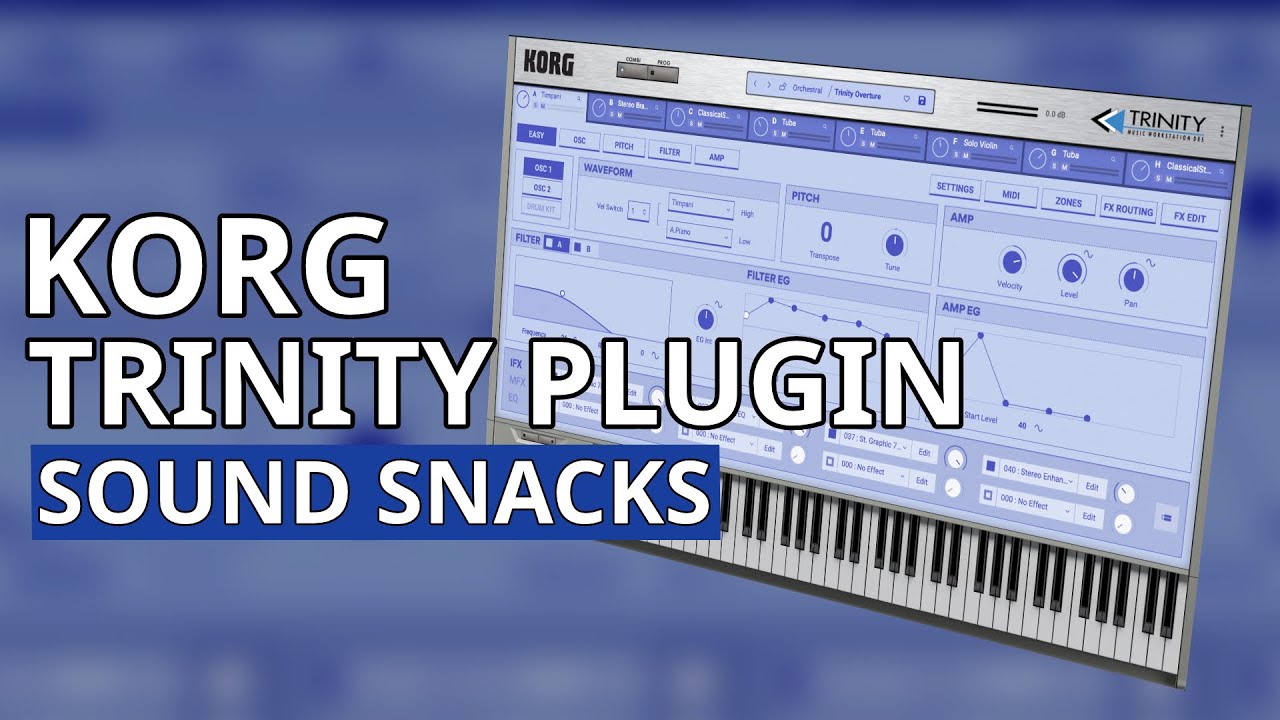 Звуковые закуски плагина Korg Trinity: рабочая станция-синтезатор 90-х для вашей DAW
