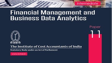 CMA INTER PAPER 11 FINANCIAL MANAGEMENT NEW SYLLABUS 2022 BY H L GUPTA