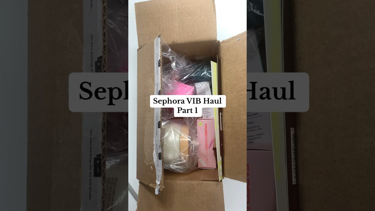 Sephora VIB Haul Pt 1 