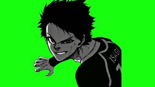 Isagi Yoichi Green Screen Blue Lock