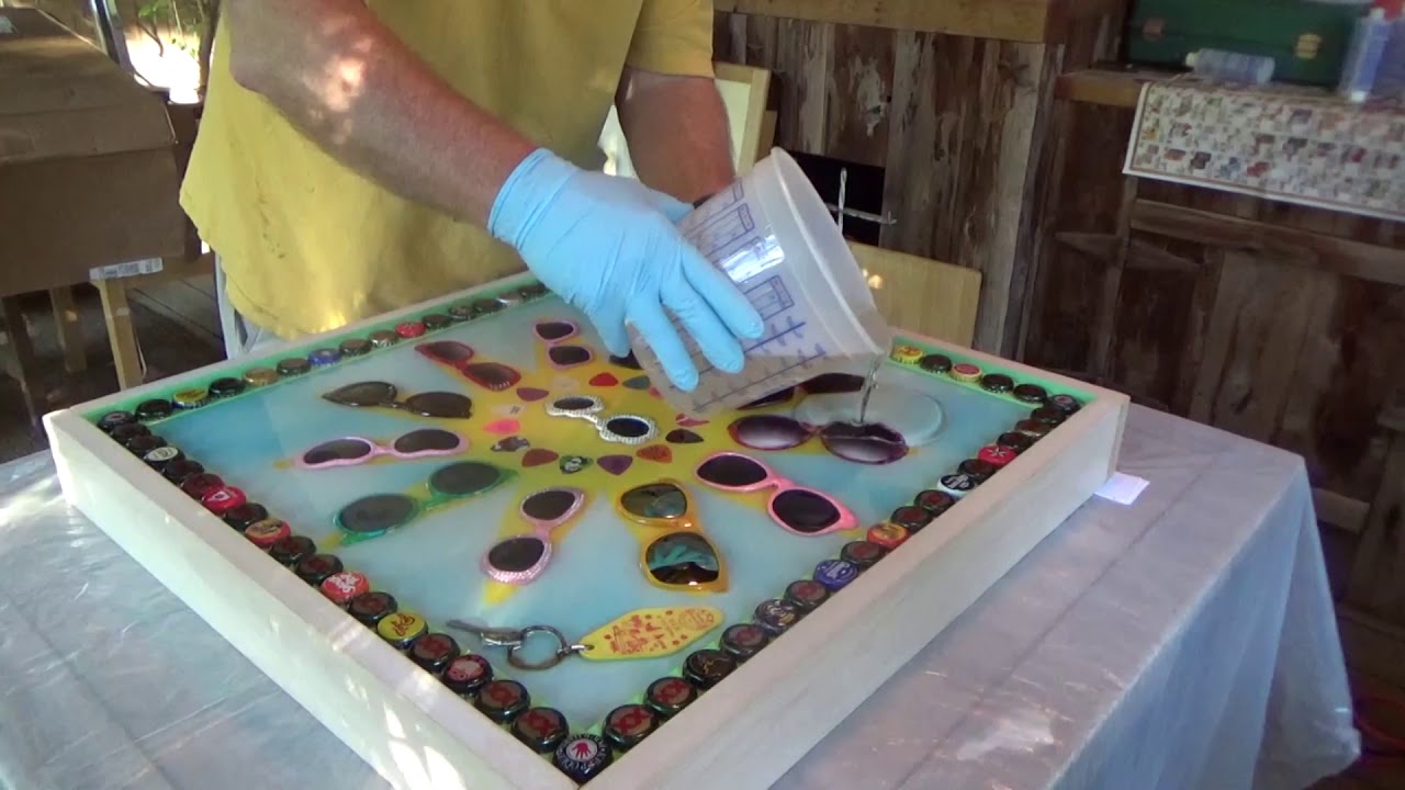 How to Make a Resin Table Top YouTube