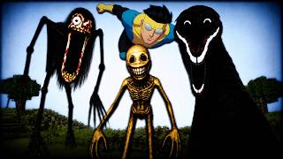 Beating Minecraft Horror Mods as SUPERHEROES...
