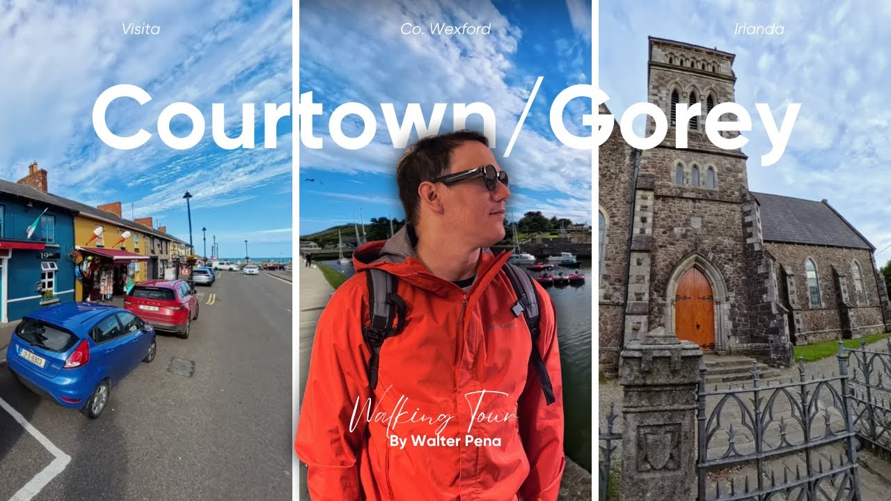 Walking Tour - Gorey / Courtown Co, Wexford - Ireland | Resolución 4K