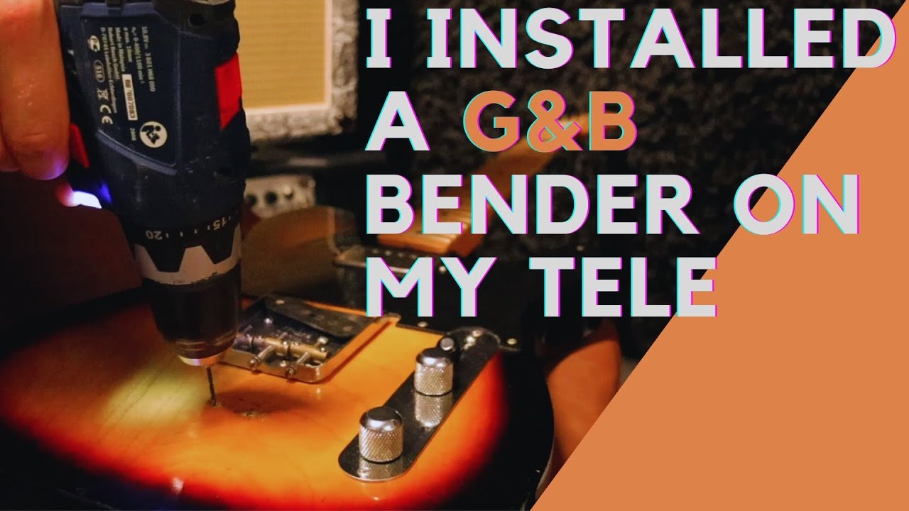 I installed a G and B bender on my Telecaster