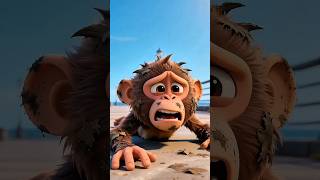 Angry Monkey Vs Angry Birds 🤣 Epic Battle #shorts #funny #monkey