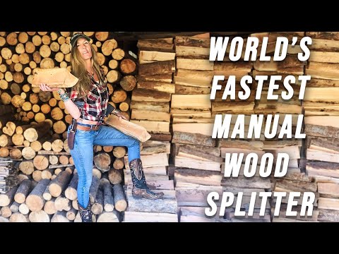 WORLDS FASTEST MANUAL WOOD SPLITTER!