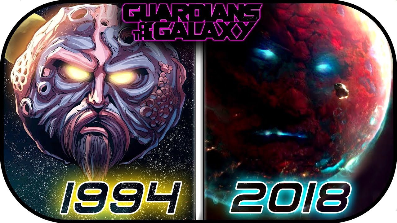 Evolution Of Ego The Living Planet In Movies Tv Cartoons Games 1994 18 Guardians Of The Galaxy Youtube