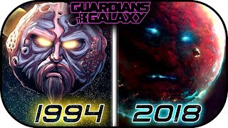 EVOLUTION of EGO The Living Planet in Movies, TV Cartoons, Games (1994-2018) Guardians of the galaxy