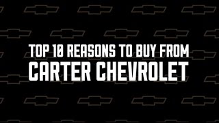 Sports Performance Top 10:  Reasons to buy from Carter Chevrolet in Okarche