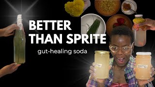 Healing My Gut with Wild Soda | Water Kefir with Pine Needles + Flowers