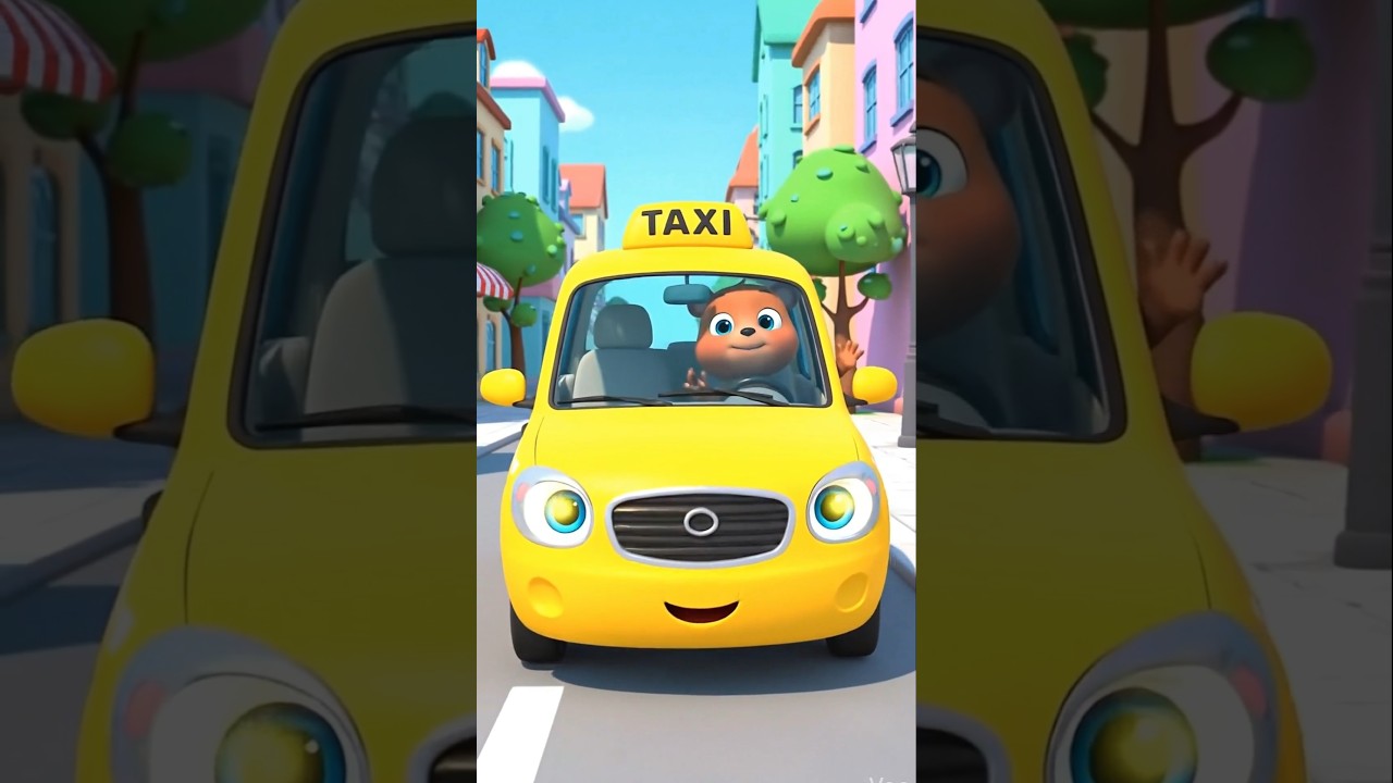 Построй такси! 🚕 | Изучаем транспортные средства | Песенка из мультфильма «Такси в час времени» #...