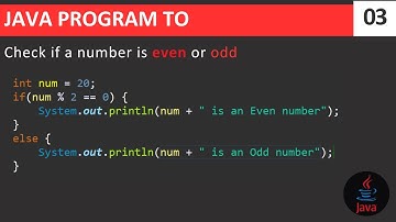 Java Program to check whether a number is Even or Odd || Java || Programming || Chemistry by NR