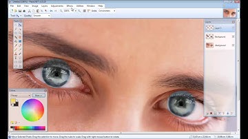 Paint.net tutorial - how to change eye color