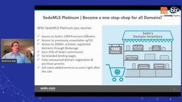 Increasing Profits & Value Added Services Through SedoMLS Premium Domains by Brad Lemire, Sedo