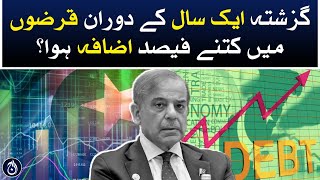 What is the percentage increase in loans during the last one year? - Aaj News