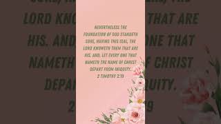 2 Timothy 2:19
