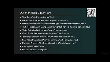 Adobe Analytics | Dimensions - Adam Greco