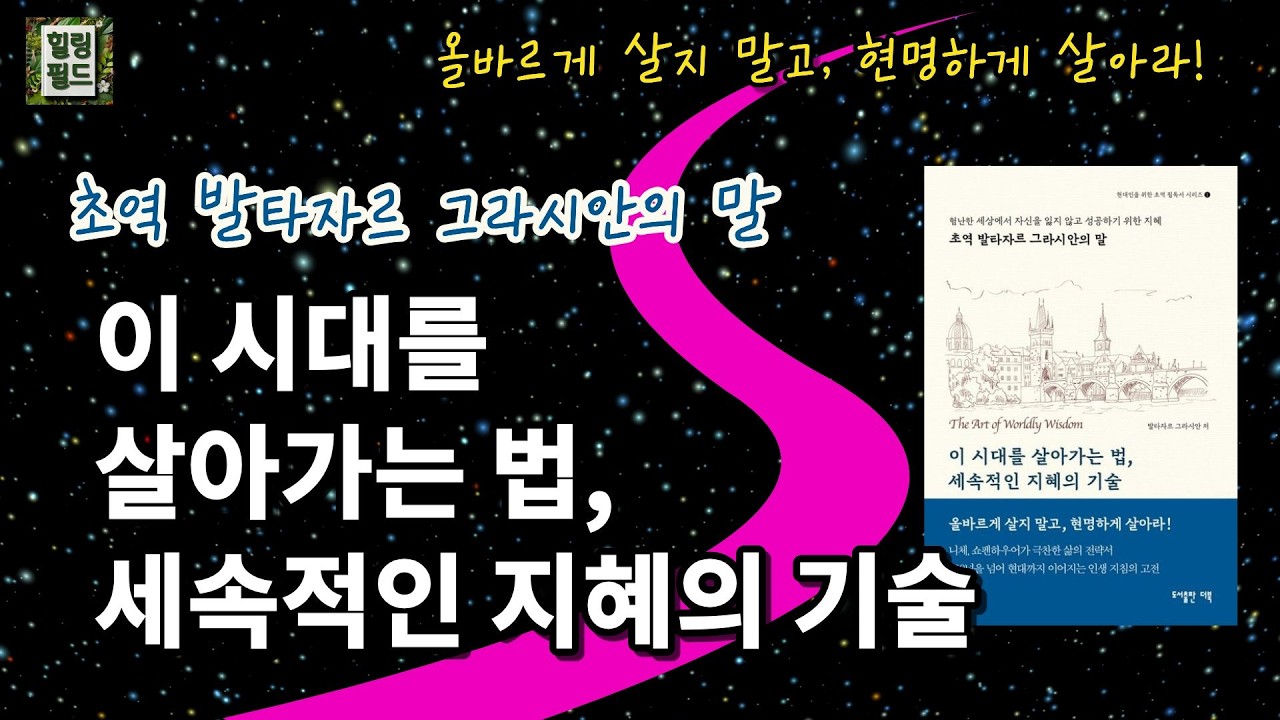 💥쇼펜하우어가 매일 밤 머리맡에 두고 읽은 단 한 권의 책 (feat. 발타자르 그라시안)✨ [이 시대를 살아가는 법, 세속적인 지혜의 기술] 📚책리뷰 🎙️오디오북