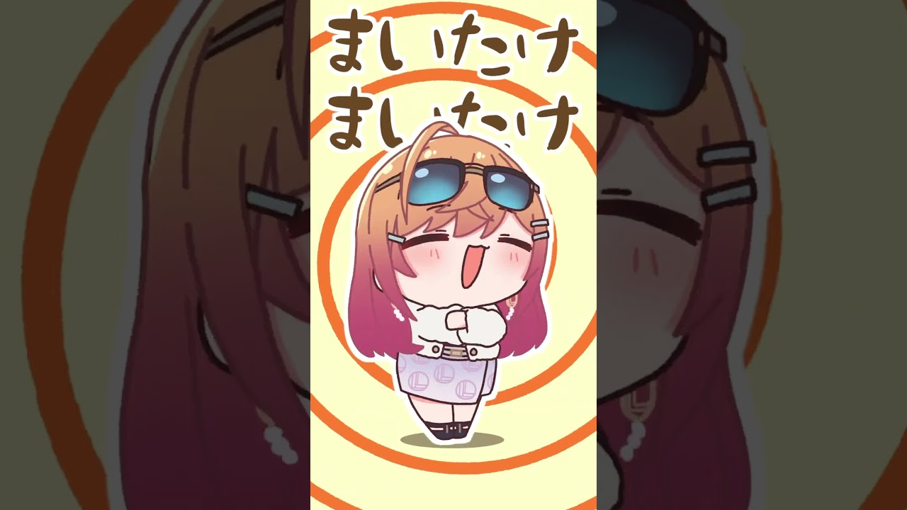 らでんちゃんの可愛いやつ莉々華も踊ってみる！！　#まいたけダンス #shorts #一条莉々華