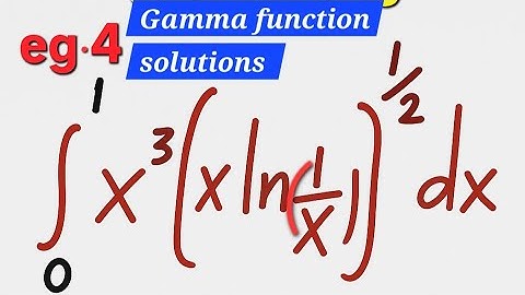 Solution to Gamma Function Problem with Natural Log | Substitution Method Explained Step-by-Step