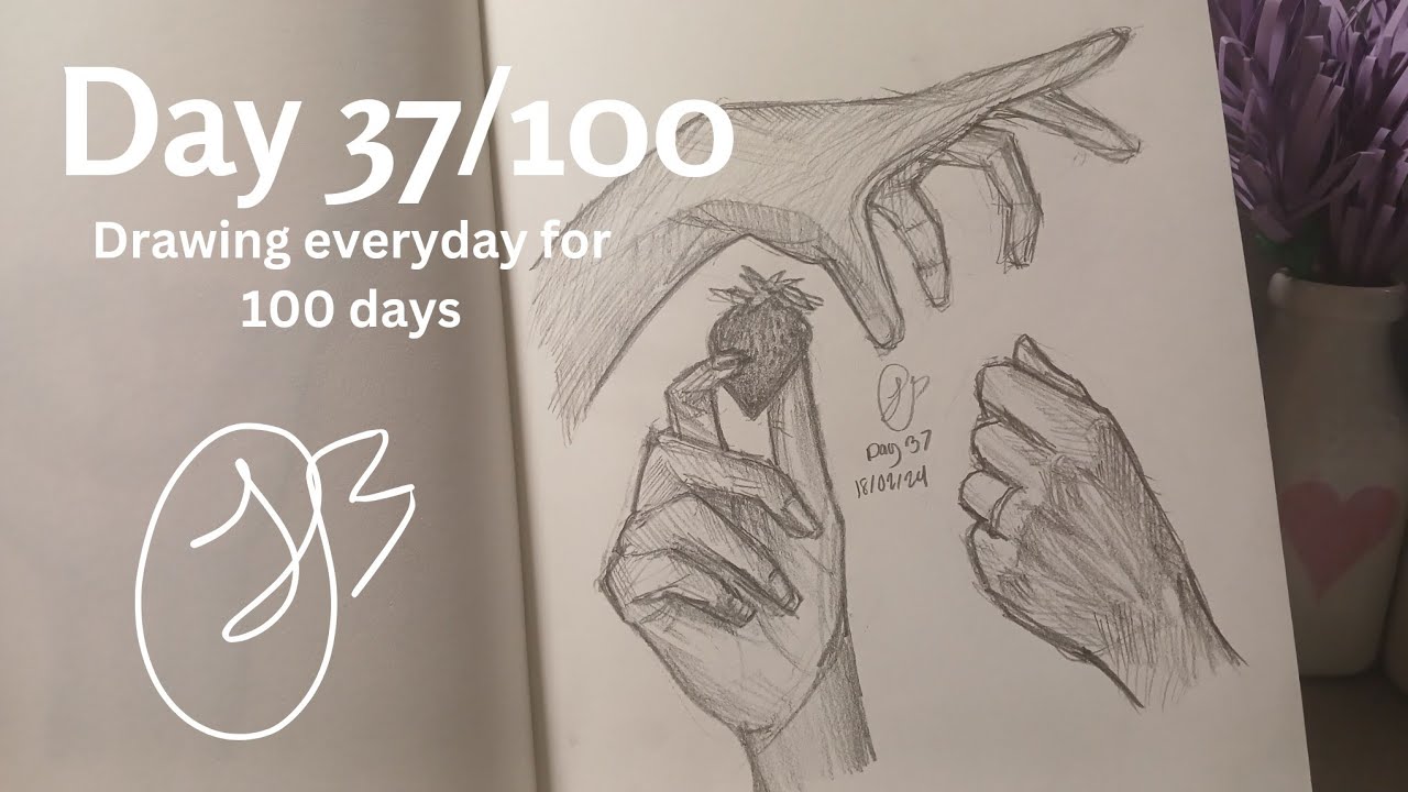 Day 37/100 of drawing everyday for 100 days - YouTube