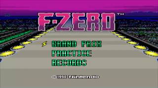 F-Zero SNES Title Screen