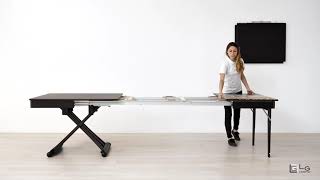 Tavolino Estensibile In Wengé Lg Lesmo