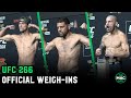 UFC 266 Official Weigh-Ins: Main Card