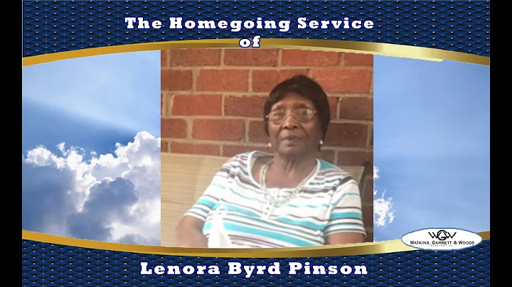 The Homegoing Service of Lenora Byrd Pinson