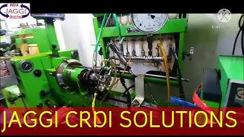 Cat Injector Testing Video on CRDI System And Test Bench
