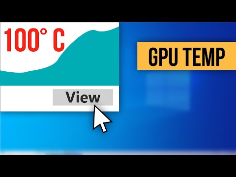 Video: How To See The Temperature Of A Video Card