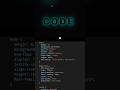✨ Neon CODE Glow Effect | Mouse Interactive HTML CSS JavaScript Animation #shorts  #htmlcssjavascrip