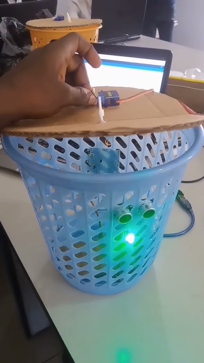 mini smart waste bin using Arduino - YouTube